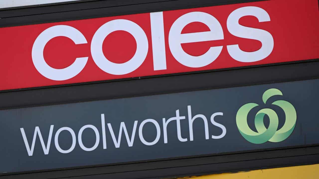 Woolworths and Coles