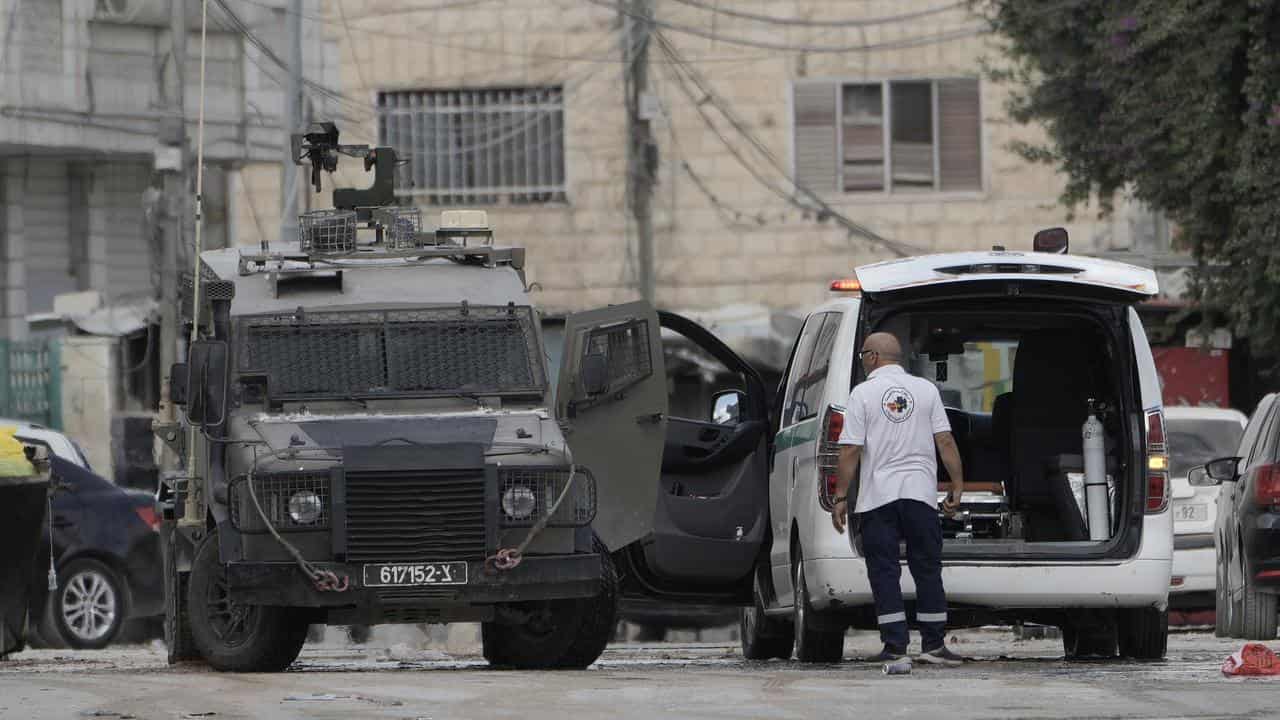 Israeli forces in Jenin