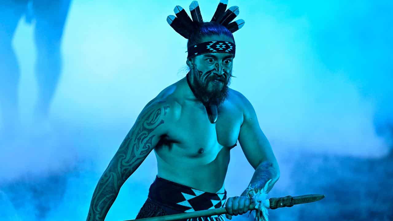 Maori Warrior performs during the
FIFA Women’s World Cup 2023.