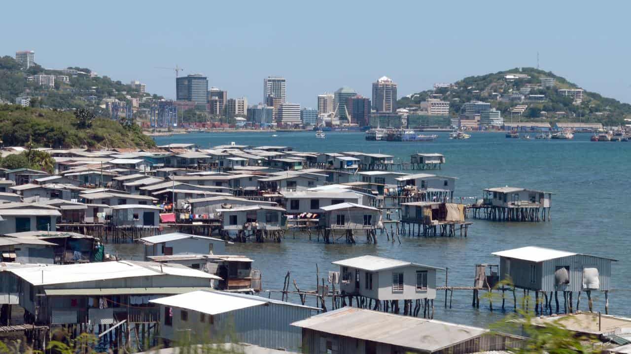 The Motu stilt village in Port Moresby (file image)