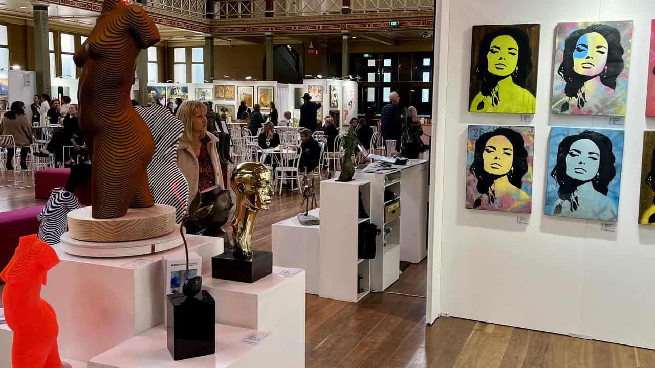 Affordable Art Fair at the Royal Exhibition Building in Melbourne