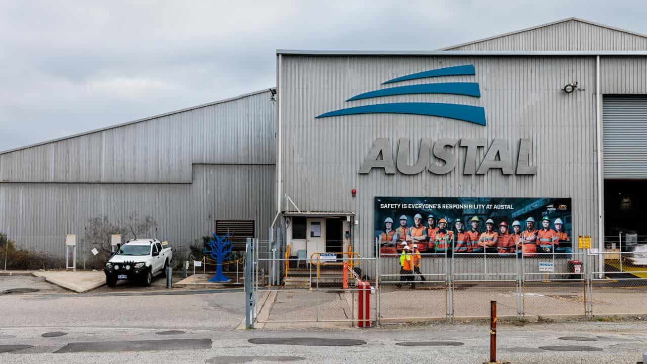 The Austal shipyard in Henderson.