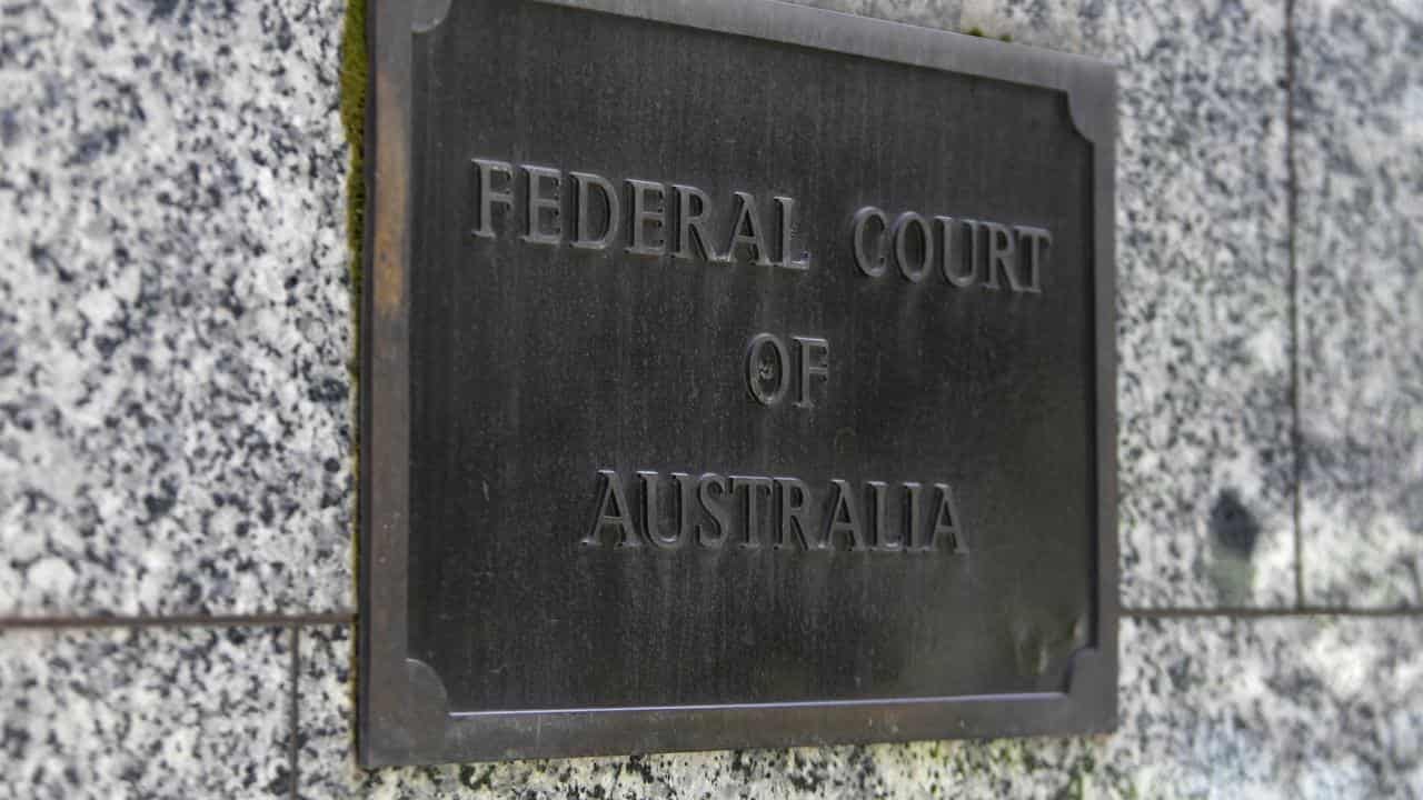 Signage for the Federal Court in Melbourne (file image)