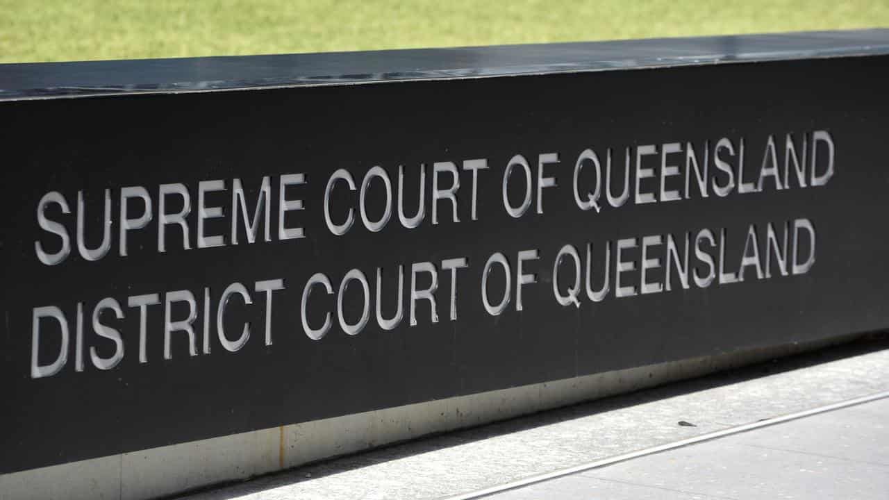 A sign outside the Supreme Court in Brisbane (file image)