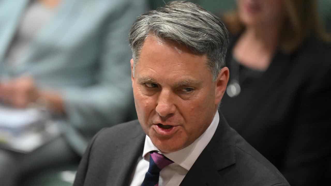 Deputy PM Richard Marles speaking during Question Time 