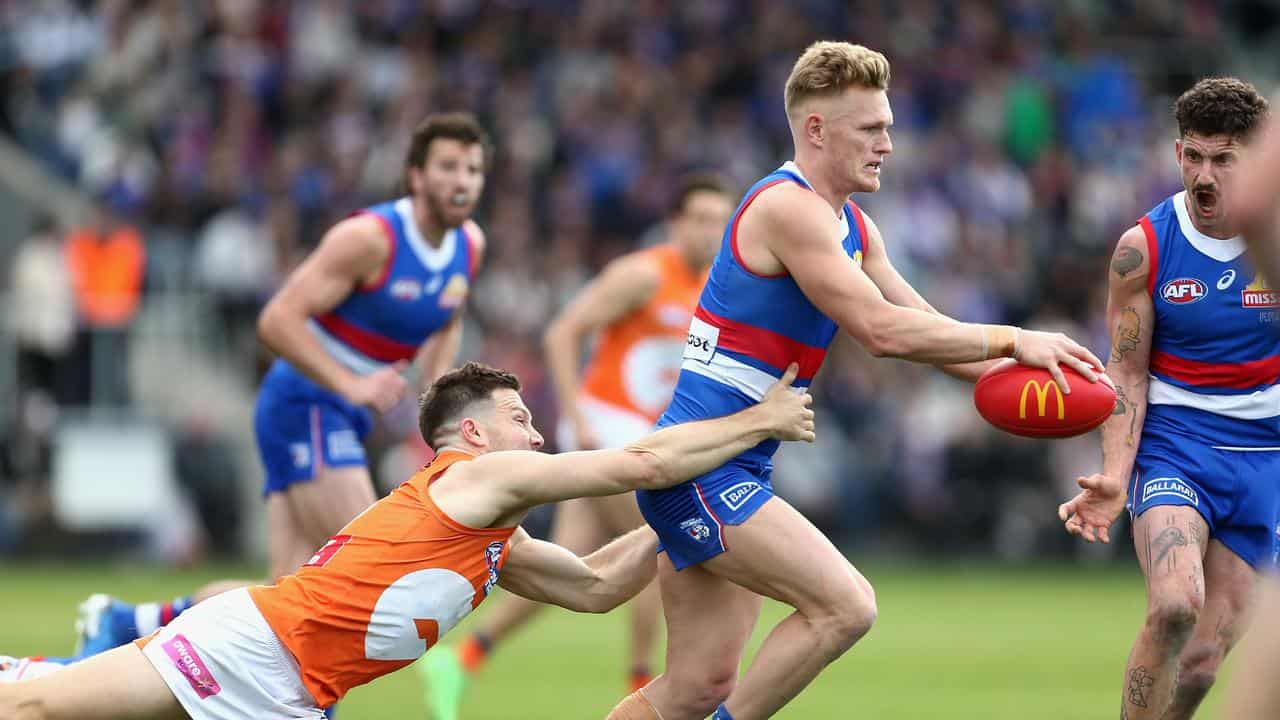 Western Bulldogs midfielder Adam Treloar.