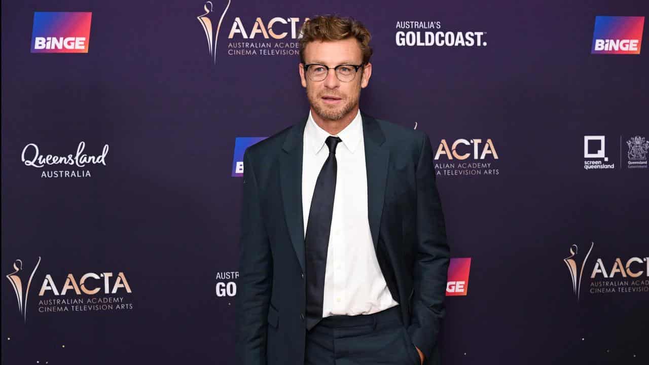 Simon Baker (file image)