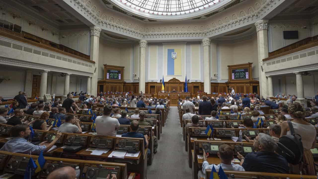 Parliament of Ukraine in Kyiv