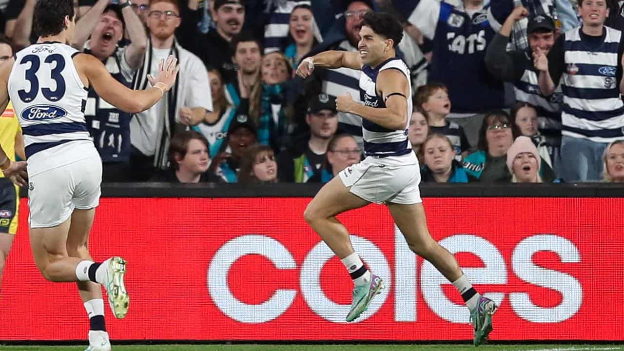 Geelong's Tyson Stengle.