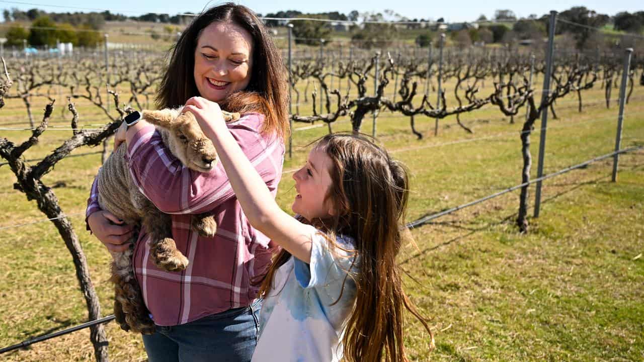 Stephanie Helm and her daughter Grace