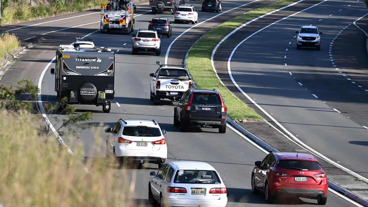 Easter traffic heading south towards the NSW South Coast 