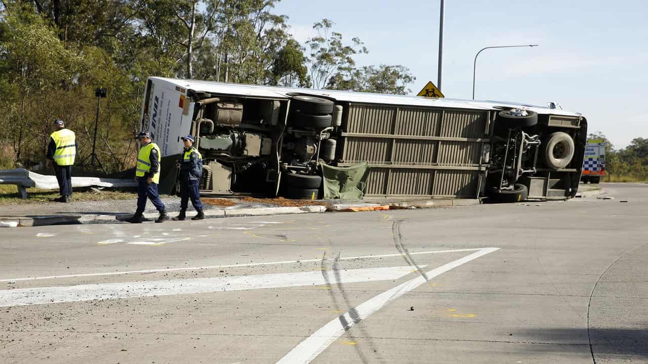 Crash scene (file image)