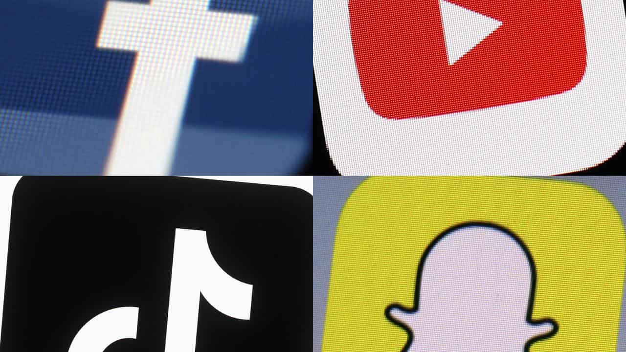 Social media logos.