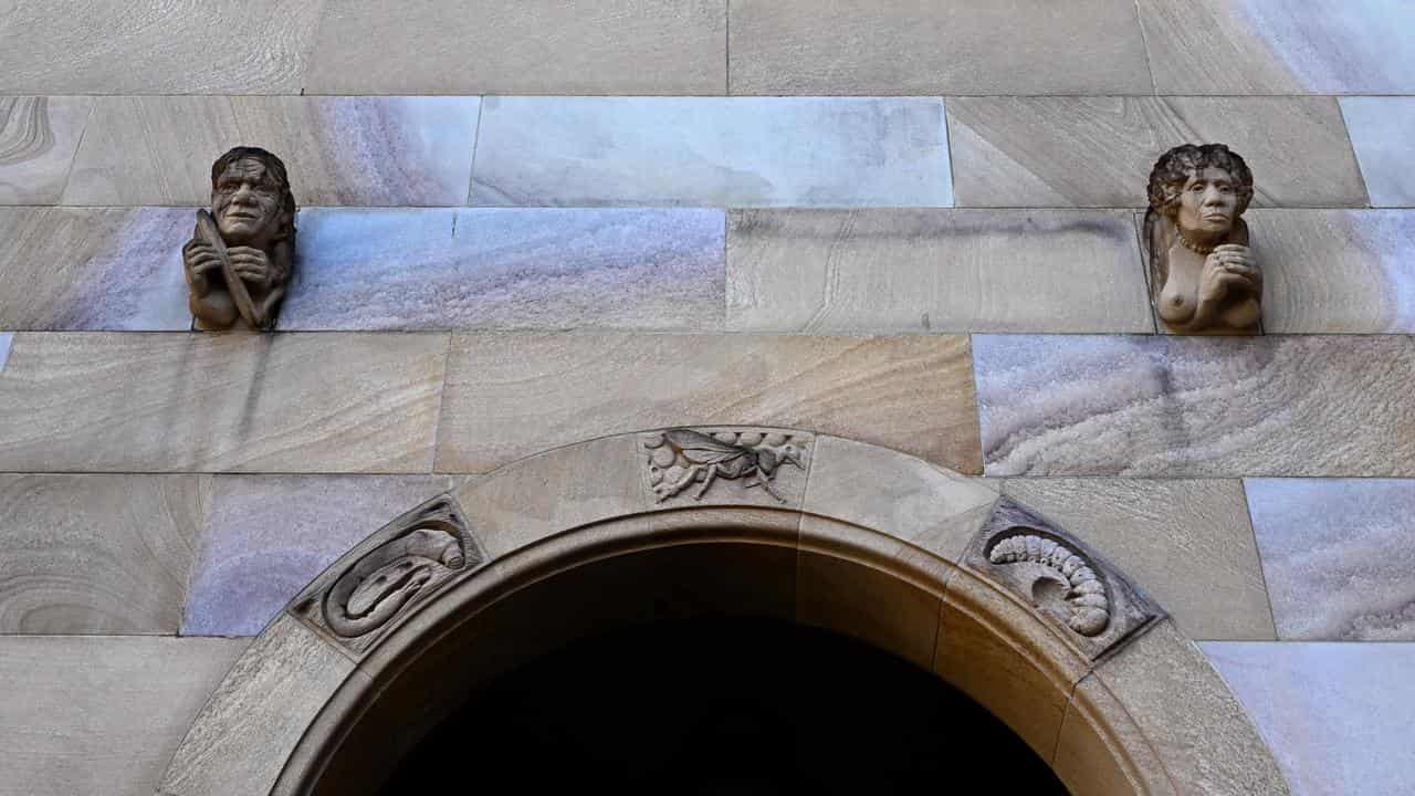 Gargoyles on The Michie Building at The University of Queensland