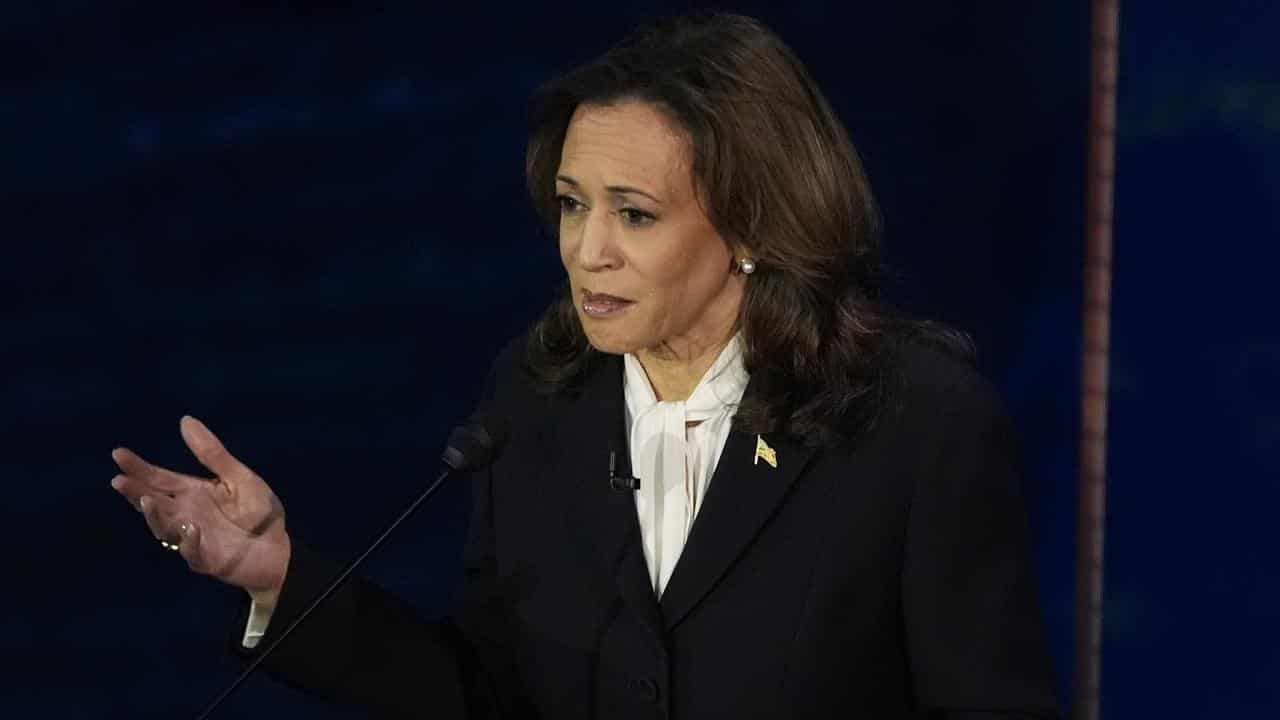 Vice-President Kamala Harris at the presidential debate