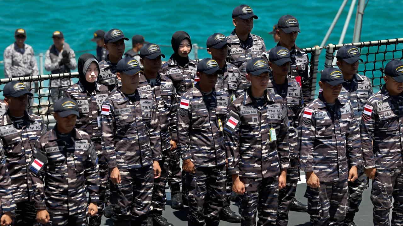 Members of the Indonesian Navy