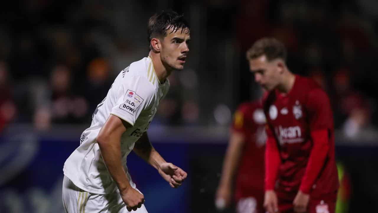 Nicolas Milanovic of the Wanderers.