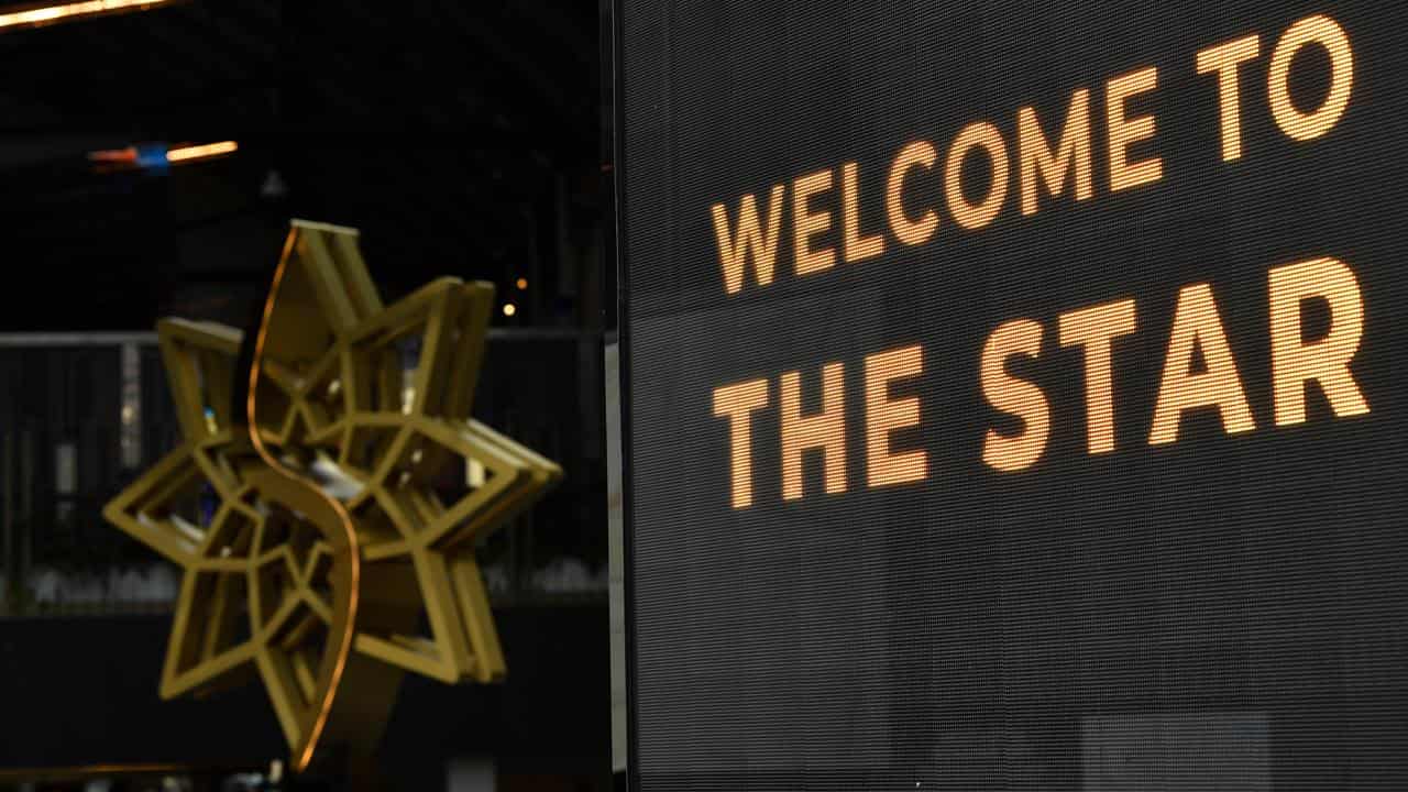 Signage at The Star Casino in Sydney (file image)