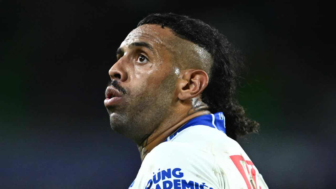 Josh Addo-Carr of the Bulldogs