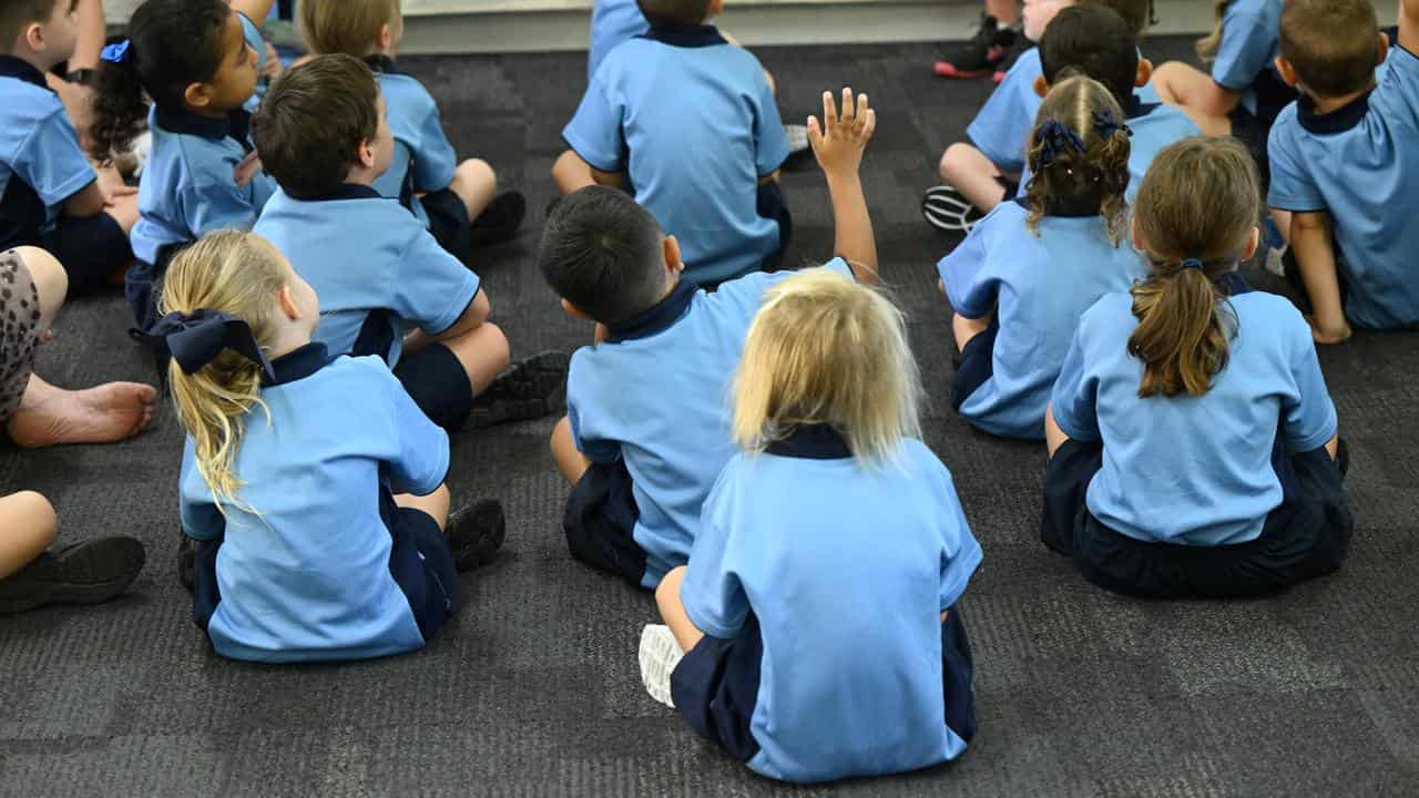 Students in a classroom.