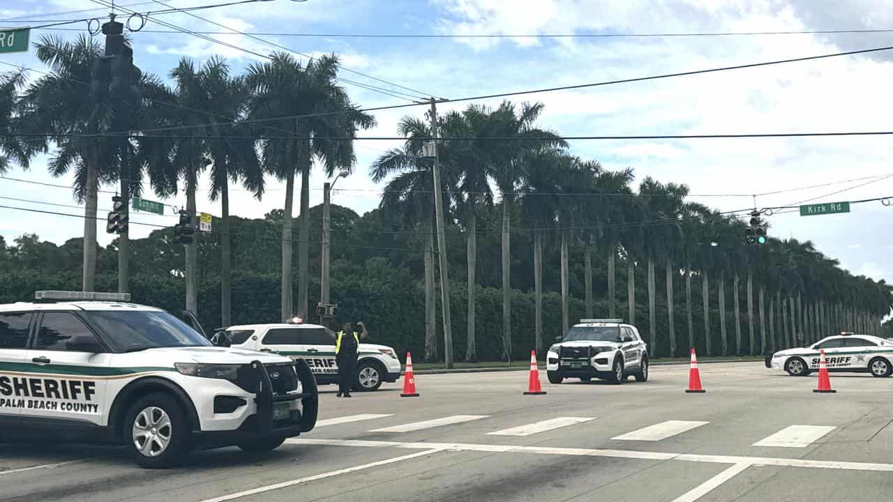 Police near Trump International Golf Club