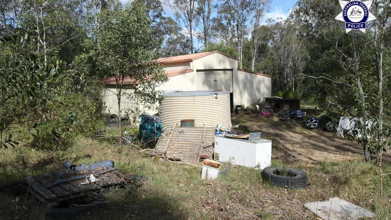 A property where the consignment intended to have been carrying drugs.