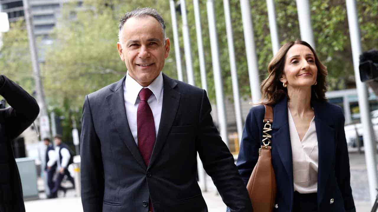 Victorian opposition leader John Pesutto and his wife Betty 