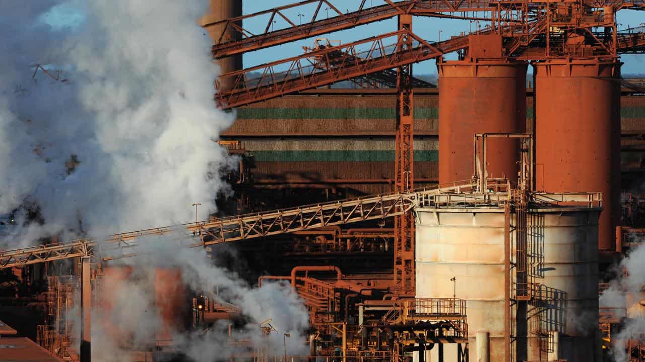 The Queensland Alumina Refinery in Gladstone, Queensland