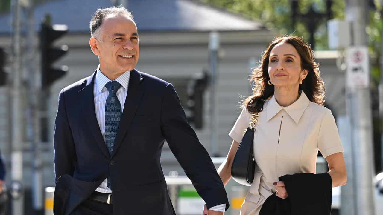 Victorian opposition leader John Pesutto and his wife Betty