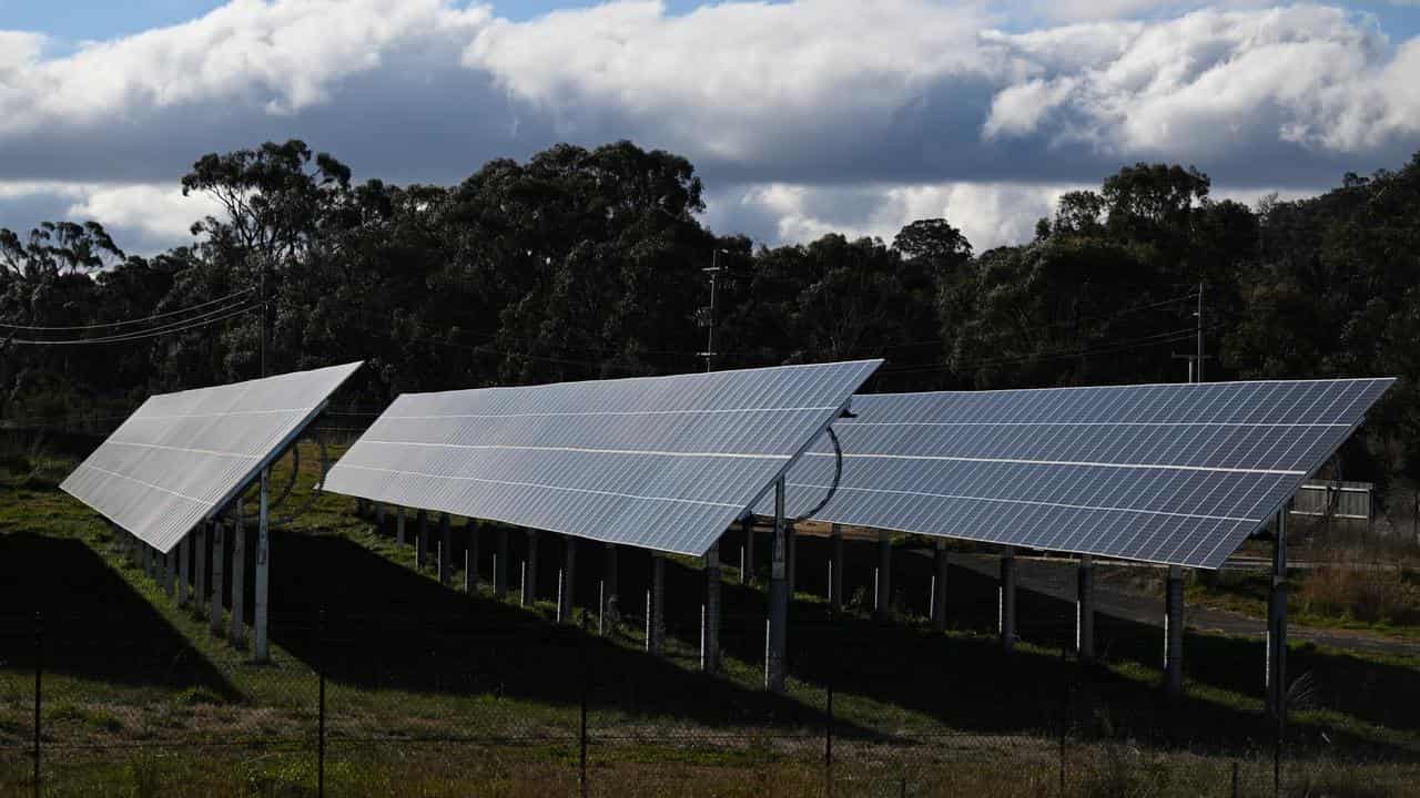 A solar farm outside Canberra