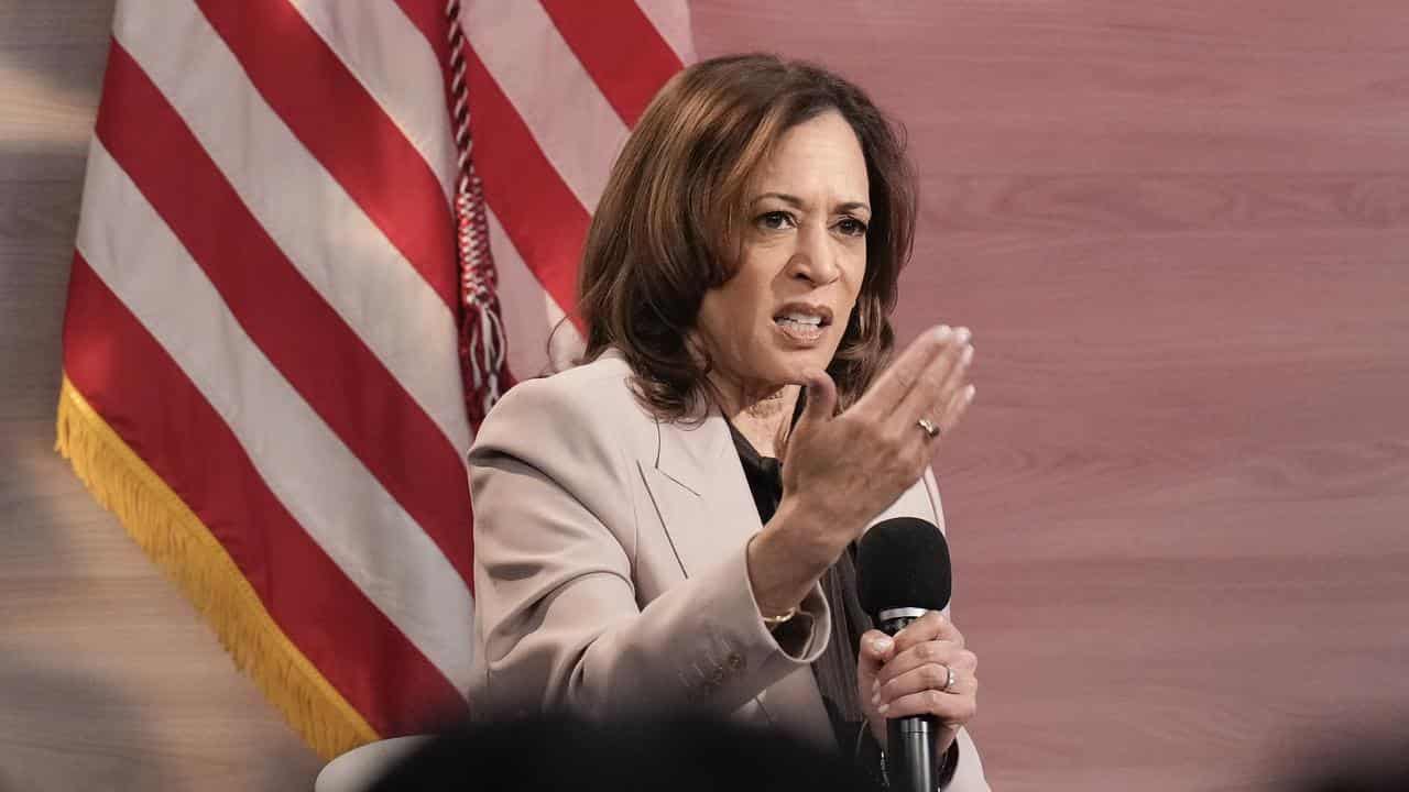 Democratic presidential nominee Kamala Harris