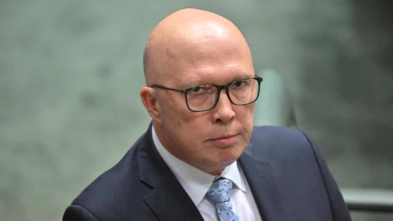 Opposition Leader Peter Dutton (file image)