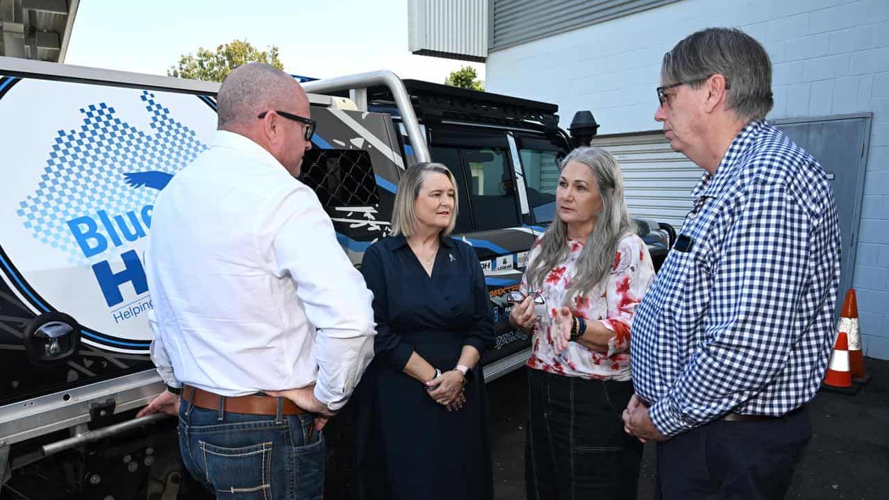 Andrew Ayres,  Sue Arnold, Judy McCrow and Terry Arnold