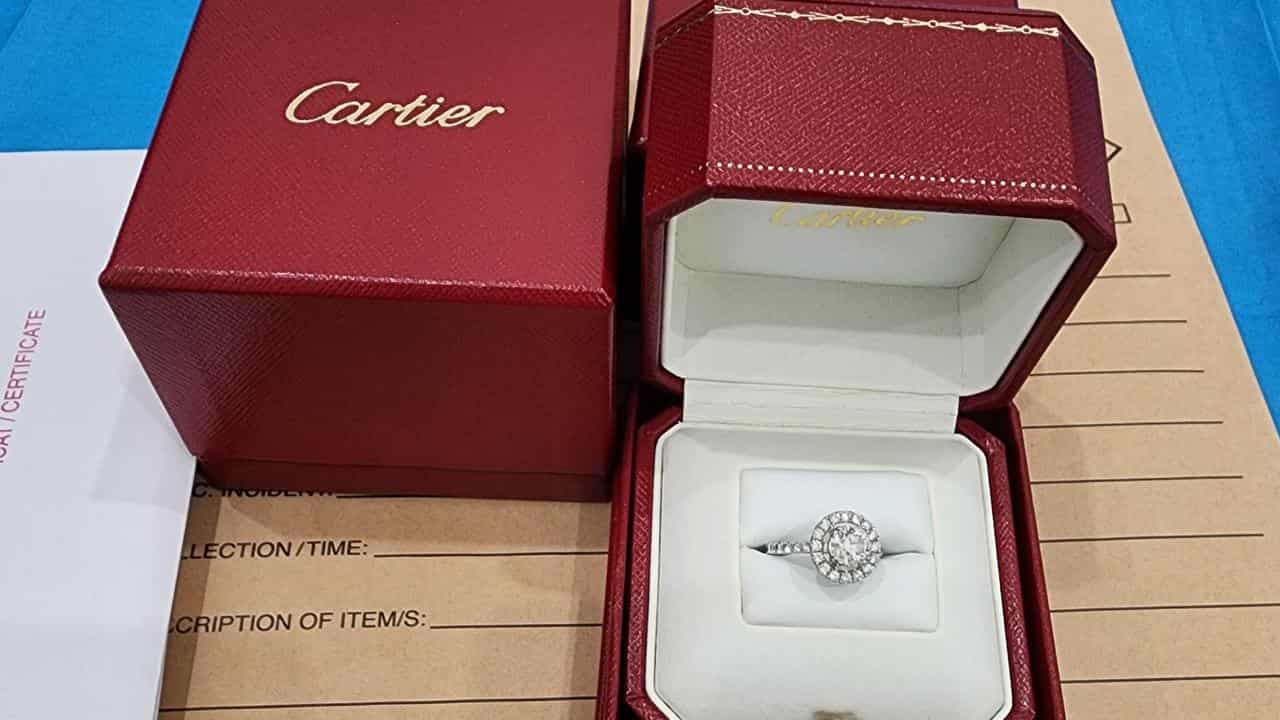 Supplied image of luxury jewellery seized by NSW Police