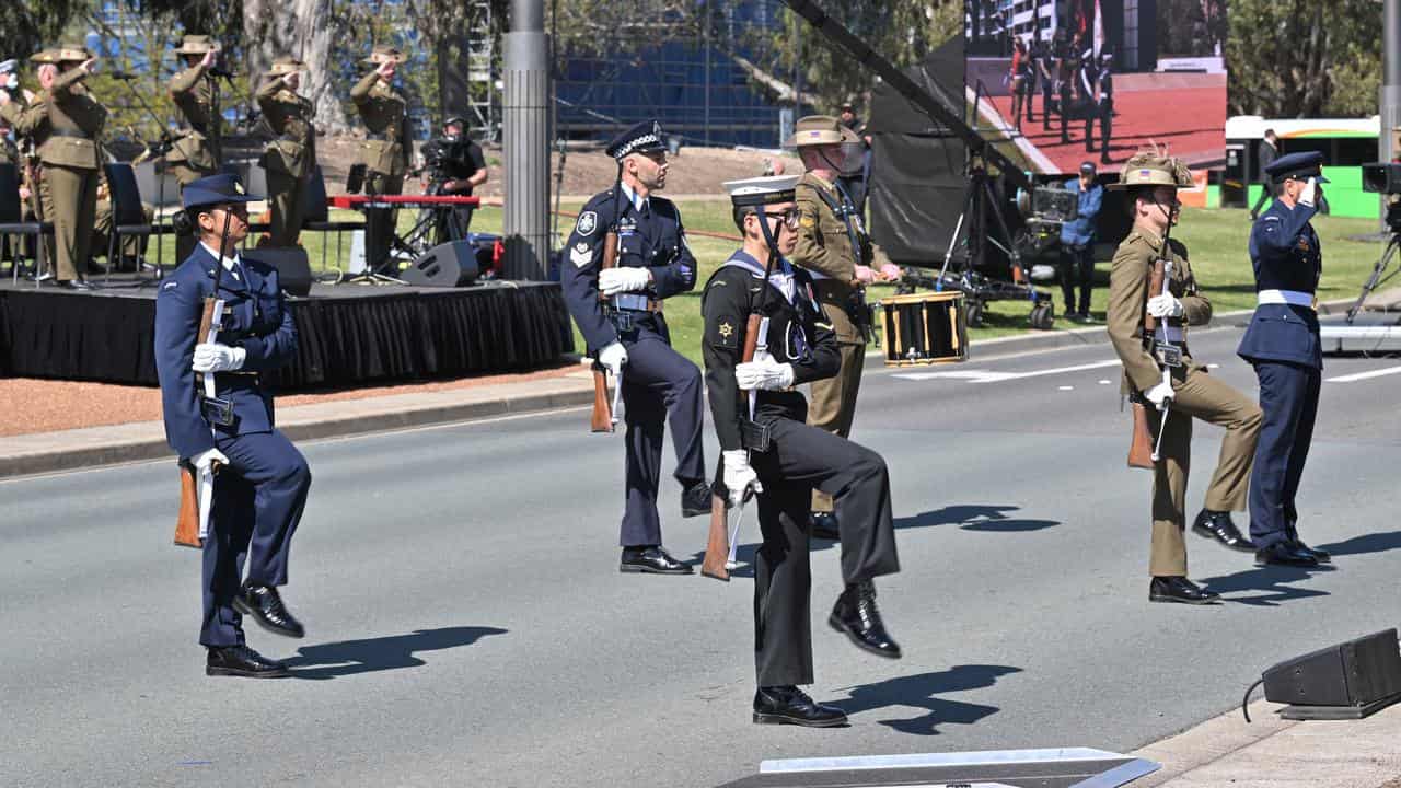 East Timor service at the Australian Peacekeeping Memorial in Canberra