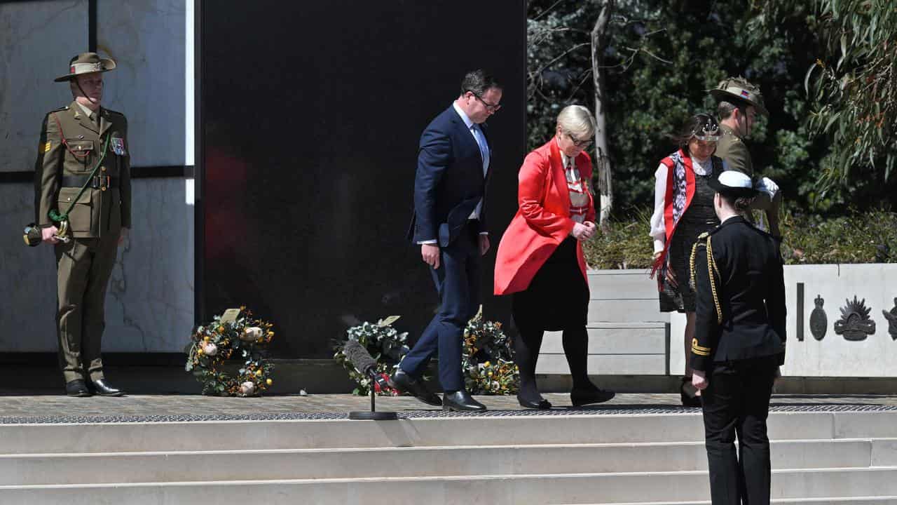 East Timor service at the Australian Peacekeeping Memorial in Canberra