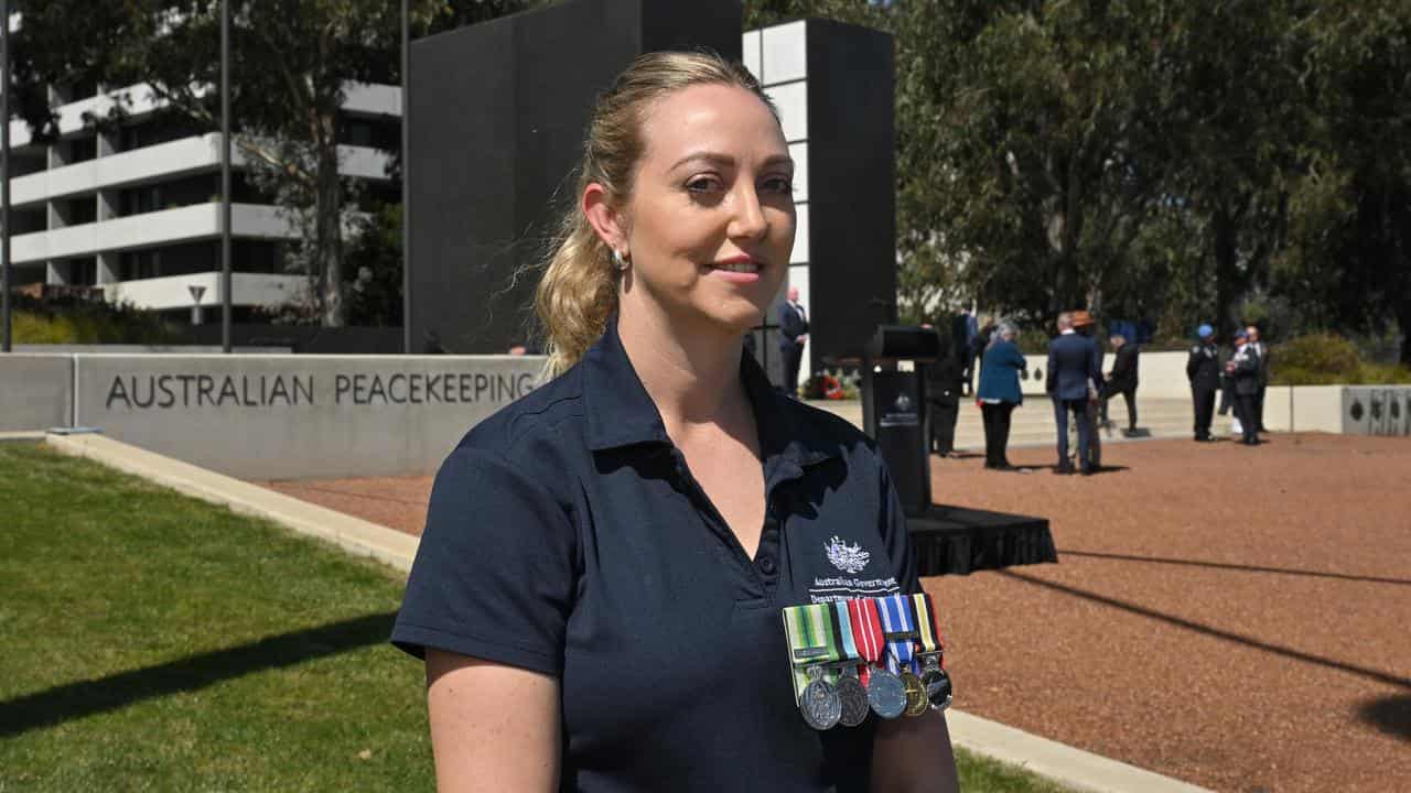 East Timor peacekeeping veteran Emily Ellis