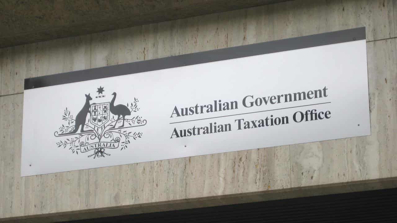 Sign for the Australian Taxation Office.