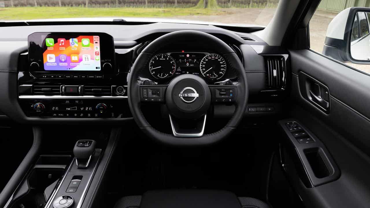 Interior of Nissan Pathfinder