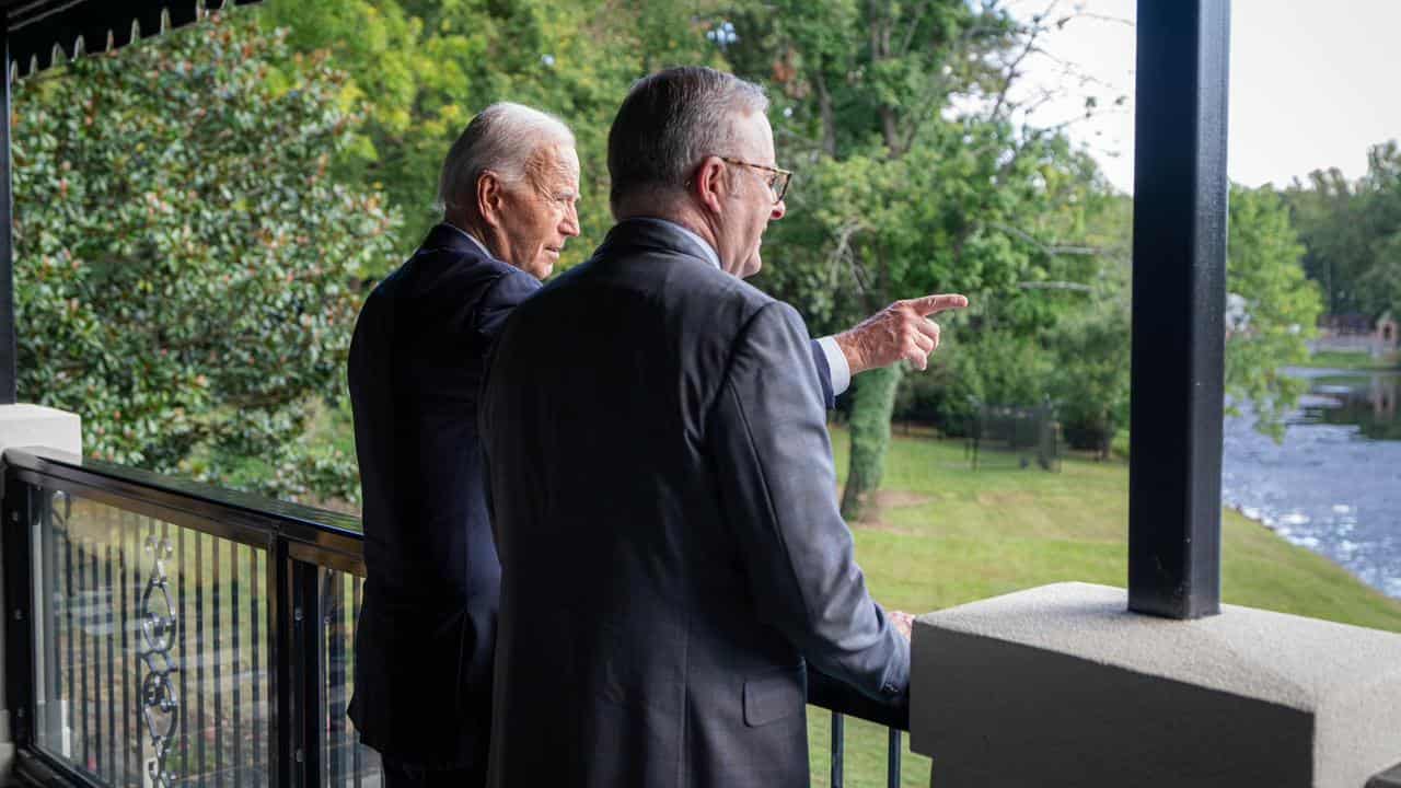 Joe Biden and Anthony Albanese