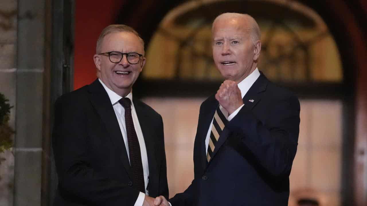 President Joe Biden , Australia's Prime Minister Anthony Albanese