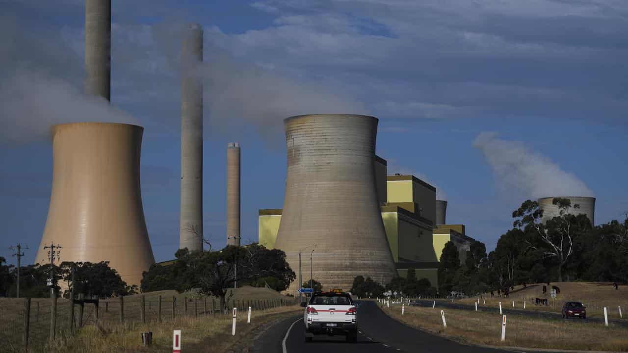 Loy Yang power station in the La Trobe Valley east of Melbourne