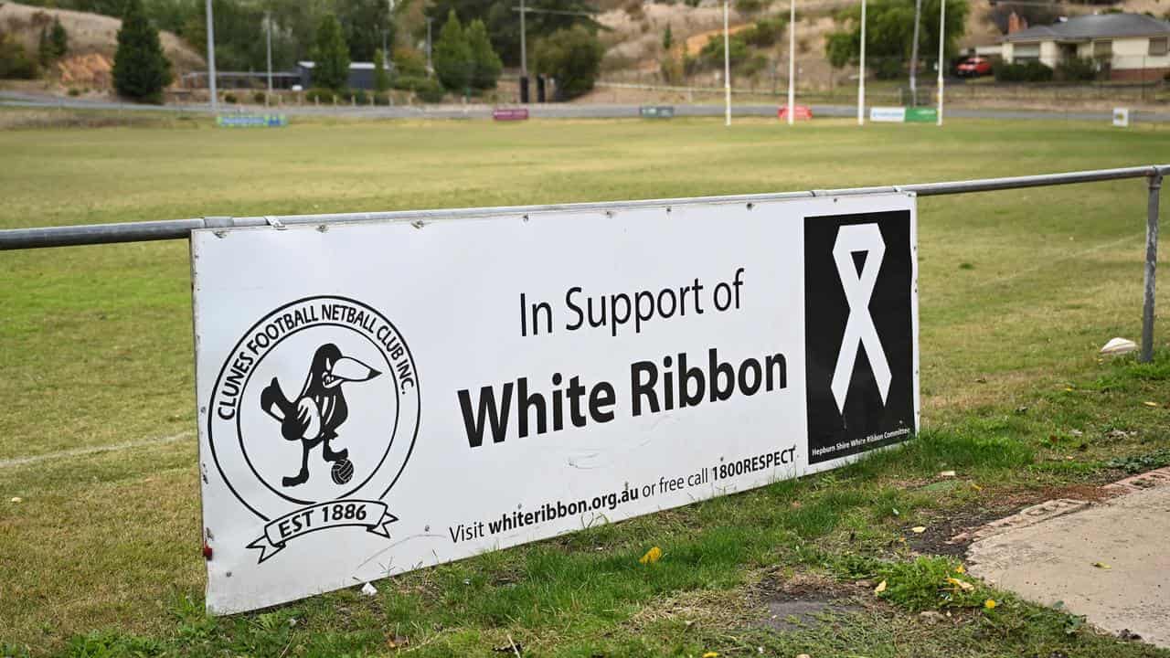 White Ribbon sign (file image)