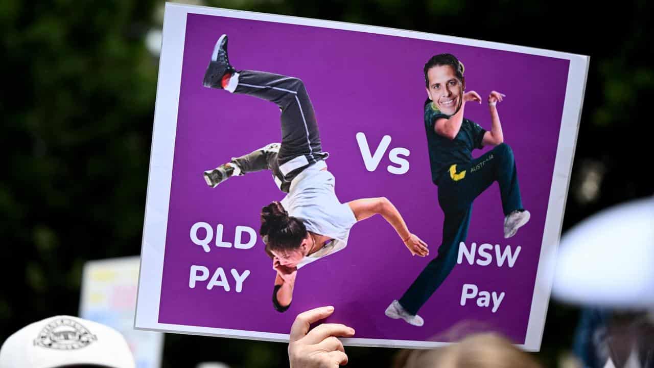 NSW nurses and midwives rally