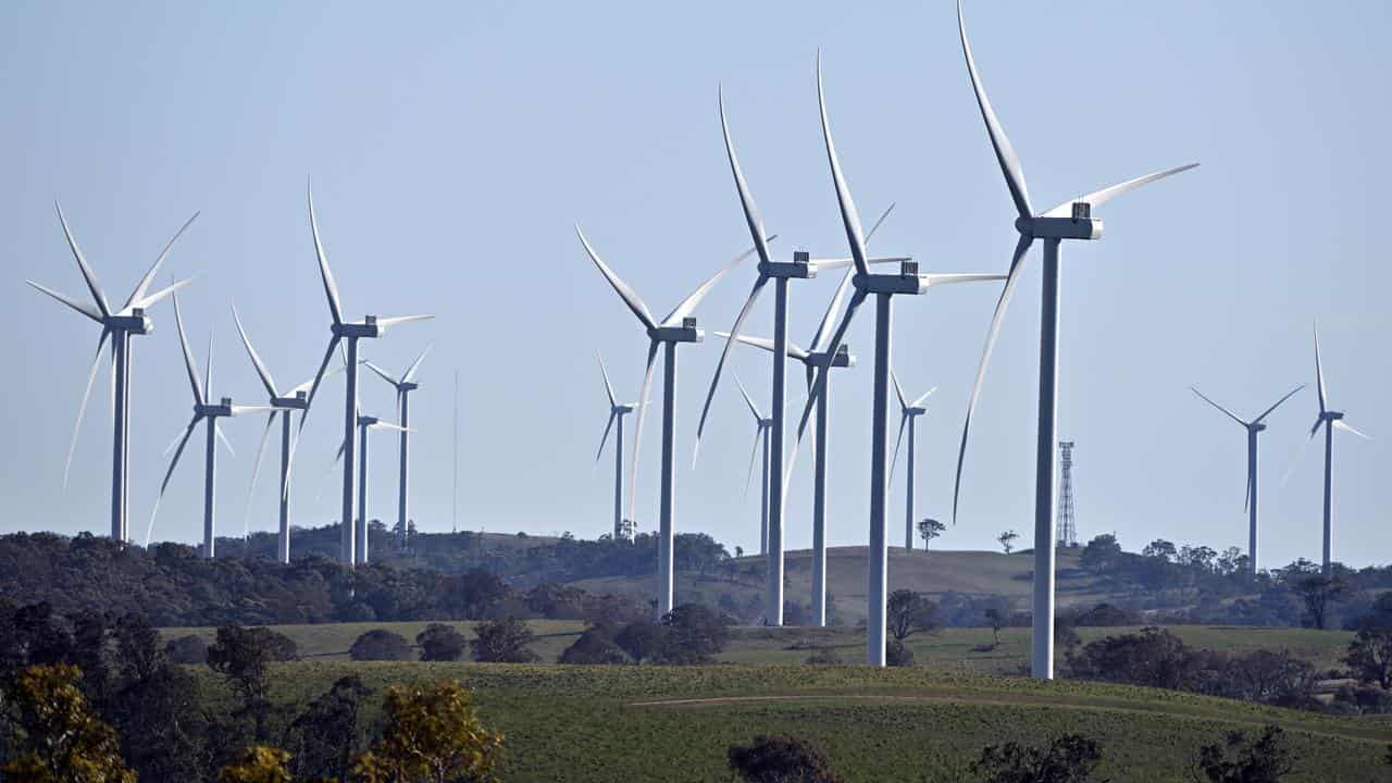 Power-generating windmill turbines