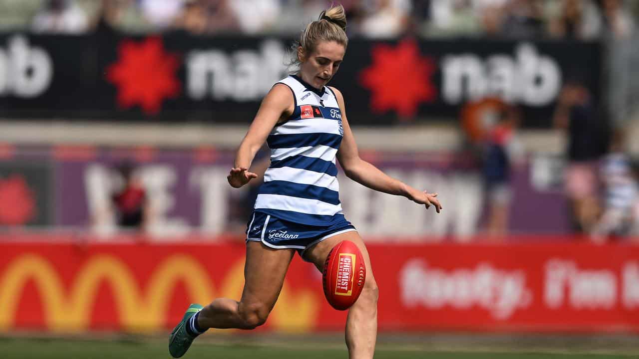 Geelong's Amy McDonald.