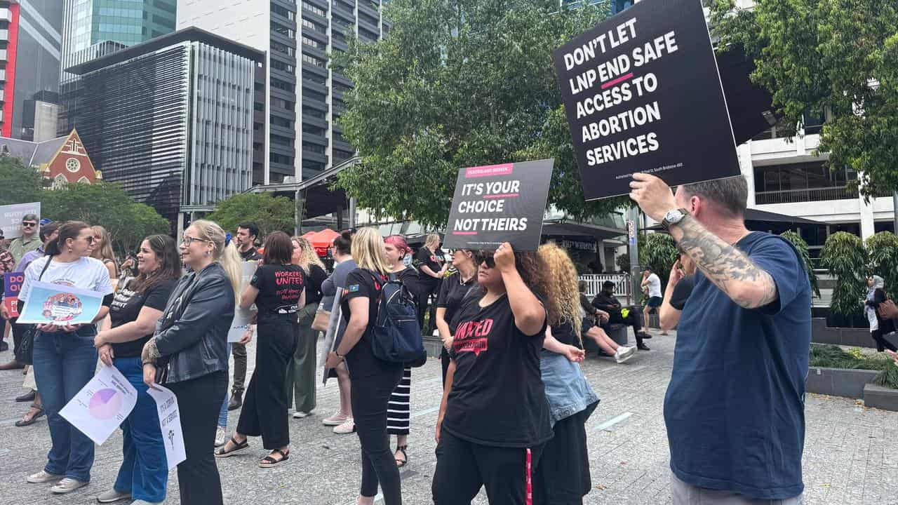 Brisbane abortion rally 