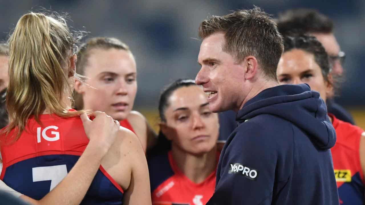 Melbourne coach Mick Stinear.