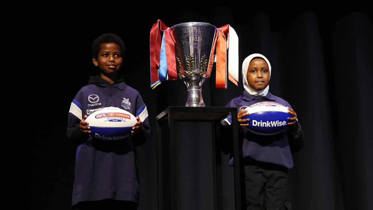 Premiership cup at grand final breakfast