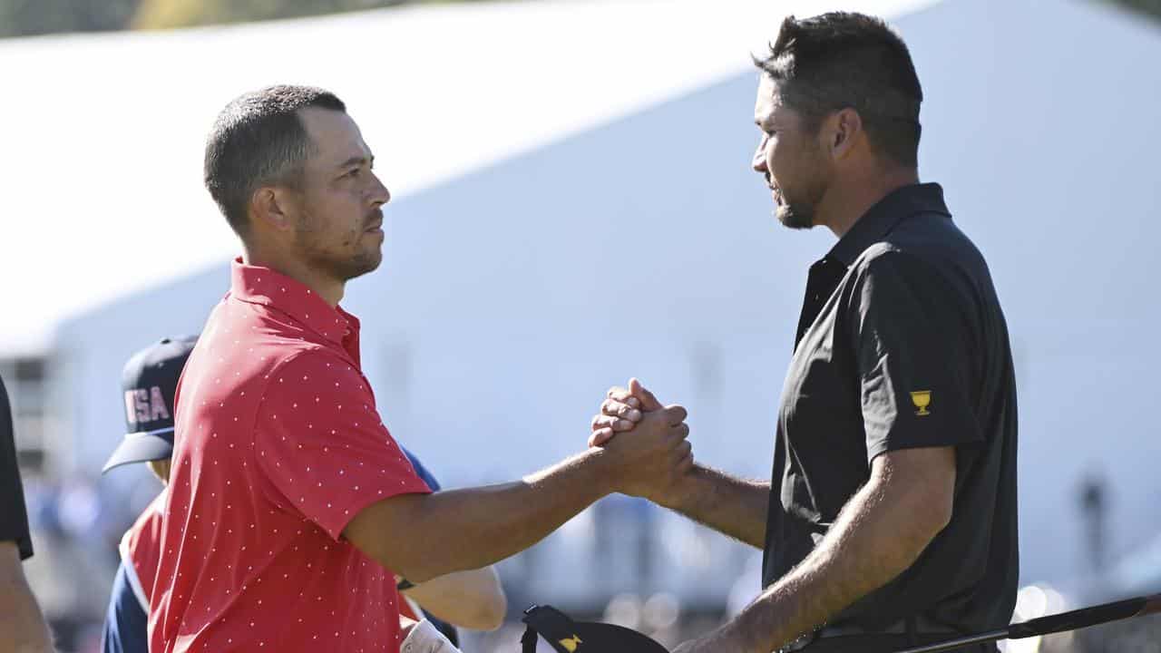 Xander Schauffele and Jason Day.